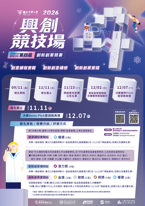 【校外】2026〈第四屆興創競技場〉創新創業競賽圖片